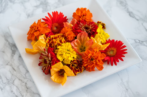Dried Edible Flowers - Calendula Flowers, Mixed Colors